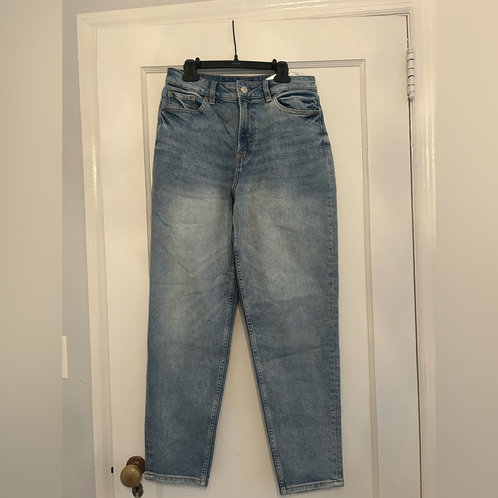 H&M Classic Blue Denim Jeans Mom Fit